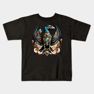 Horus the falcon god. Kids T-Shirt